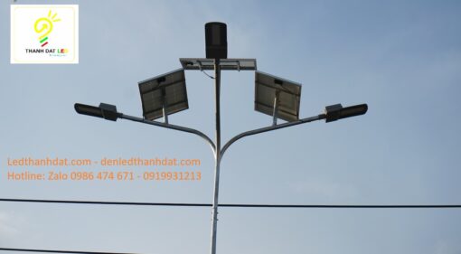 dự án đèn đường năng lượng mặt trời công trình
