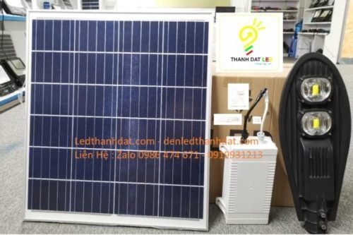 Đèn đường năng lượng mặt trời pin rời 100W Thành Đạt LED
