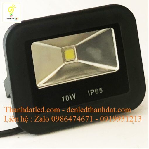 đèn pha led ngoài trời 10w tròn rộng