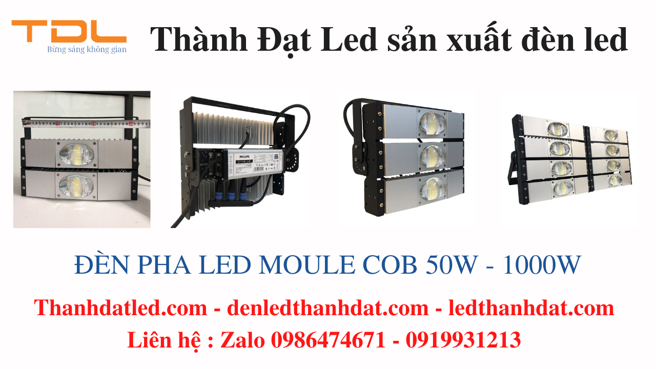 đèn pha led module cob 50w 100w 150w 200w 300w 400w 500w