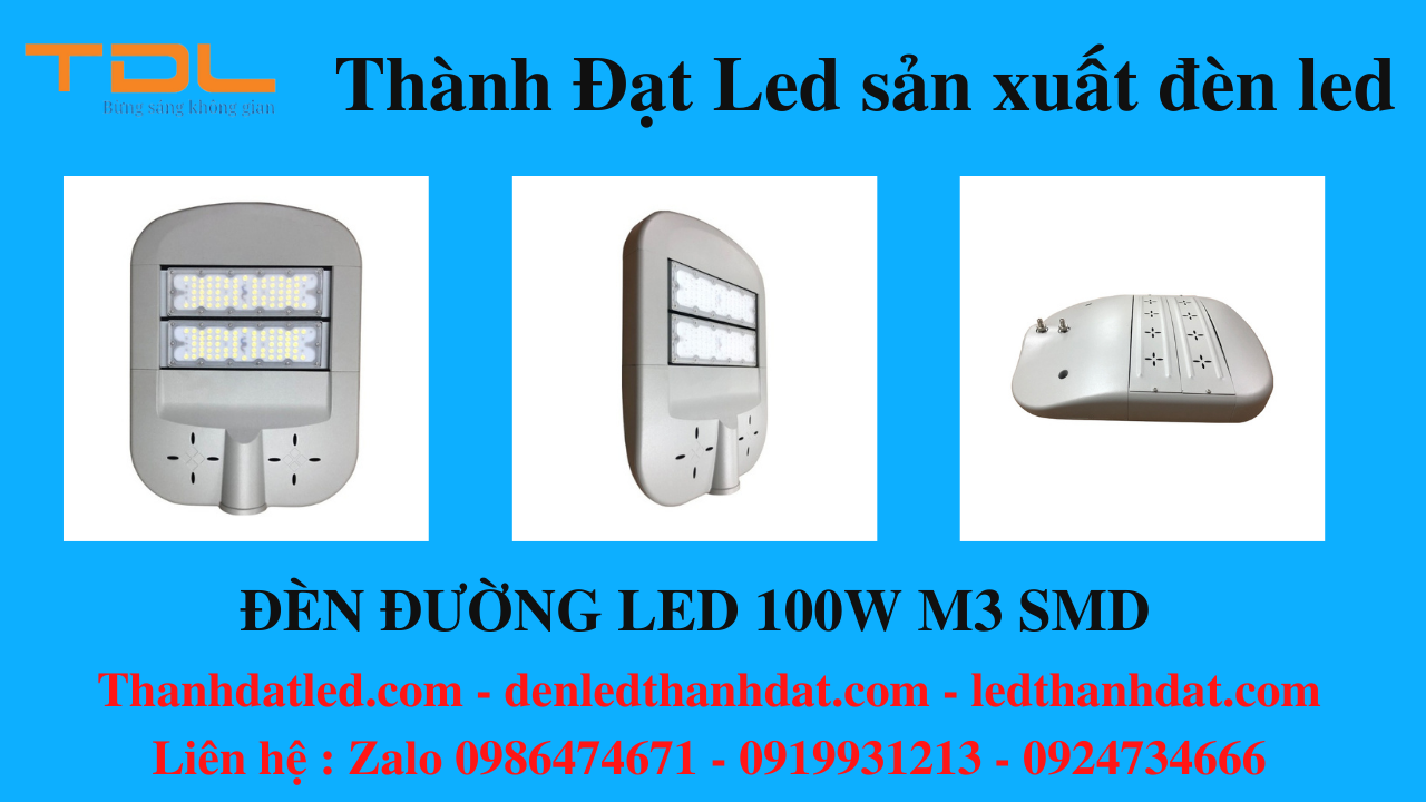 đèn đường led 100w