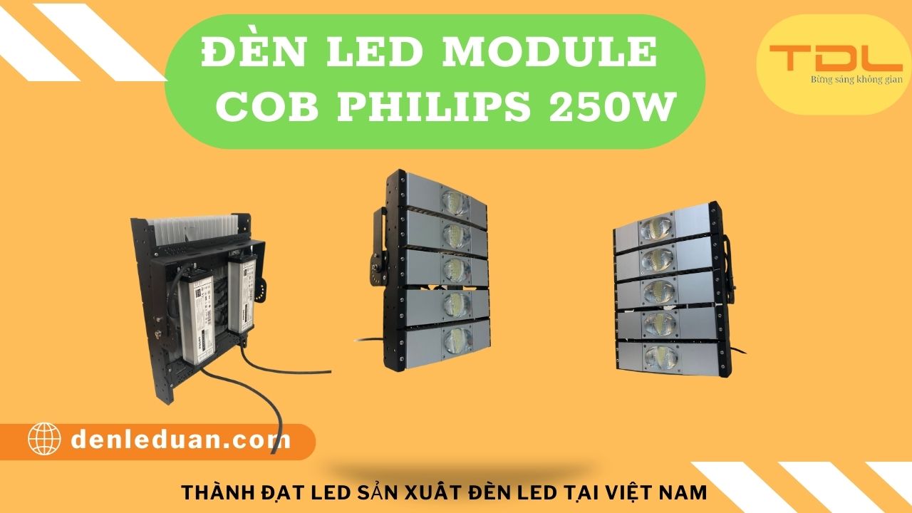 đèn pha led COB Philips 250w