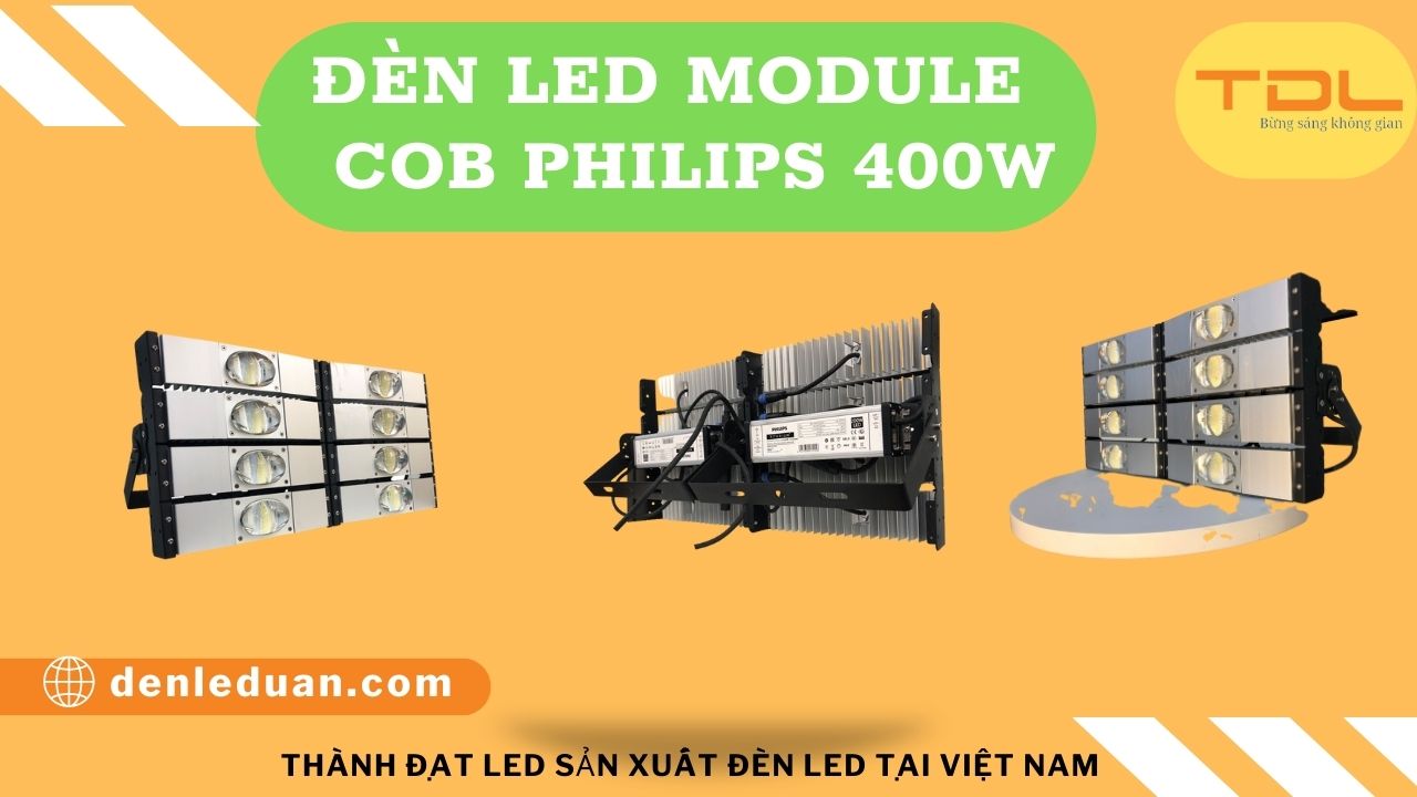 đèn pha led COB Philips 400w