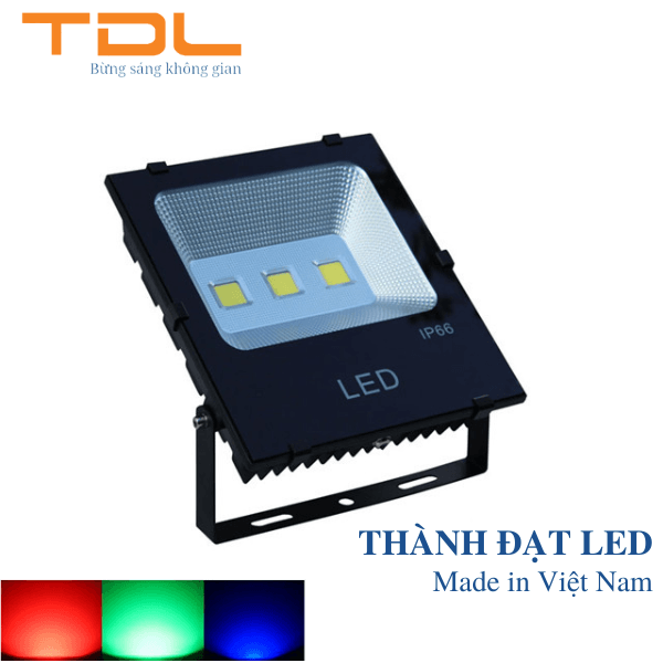 den-pha-5454-mat-nho-150w Đèn pha 5054 mắt nhỏ 150w đổi màu